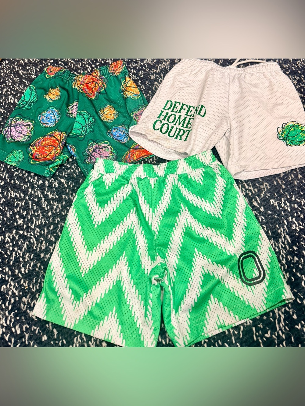 3 sets of Overtime Youth Large Shorts- Defend Home Court Set